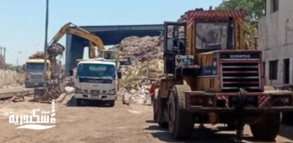 لتوفير بيئة صحية وآمنة للمواطنين.. نائب محافظ الإسكندرية تتابع ميدانياً منظومة النظافة ونقل 5.5 طن مخلفات بالمحطة الوسيطة بمحرم بك