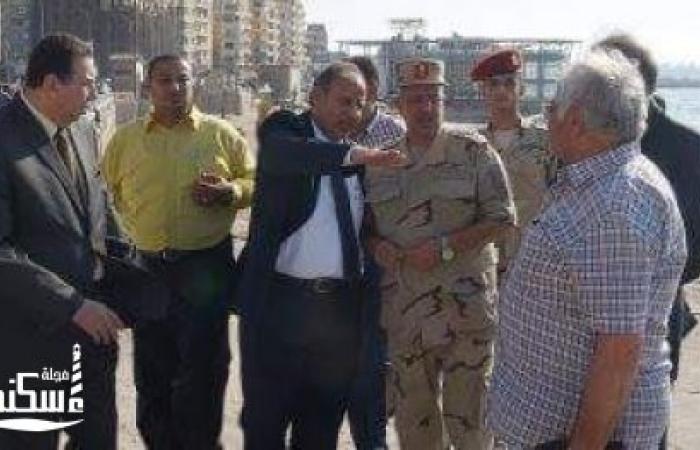 محافظ الإسكندرية: تطوير الكورنيش من سبورتنج و حتى الشاطبى