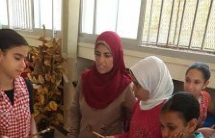 ورشة رسم بالوان الاورا والطباعة بثقافة برج العرب