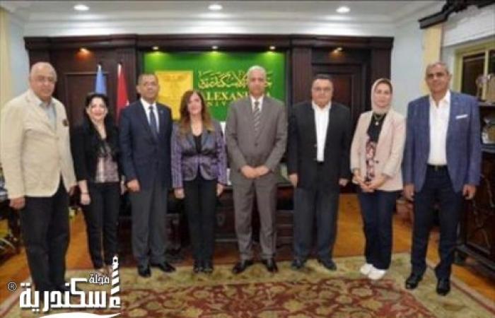 بروتوكول تعاون بين روتاري النزهة و جامعة الإسكندرية لمساعدة الطلاب المكفوفين و الغير قادرين