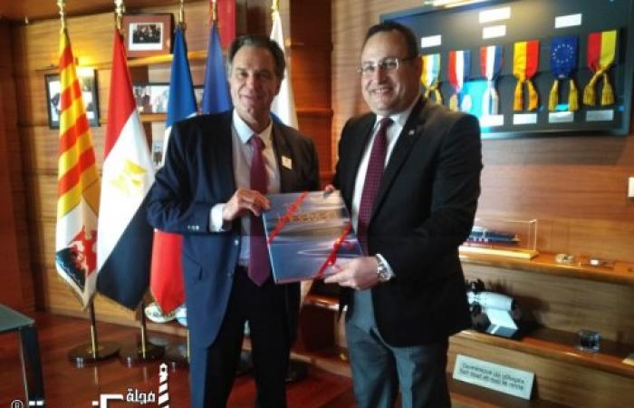رئيس المجلس الإقليمي لبروفونس ألب كوت دازور يستقبل محافظ الإسكندرية بمرسيليا
