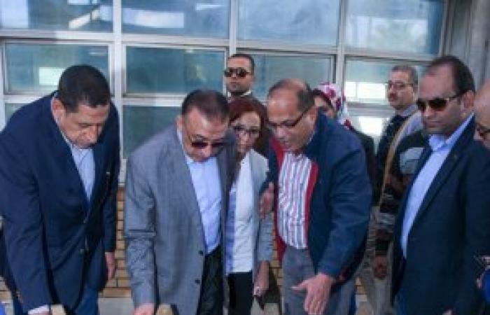 محافظ الإسكندرية يقوم بجولة مفاجئة لمحطة التنقية الغربية بنجع العرب للوقوف على استعدادات المحافظة لاستقبال موسم الأمطار .