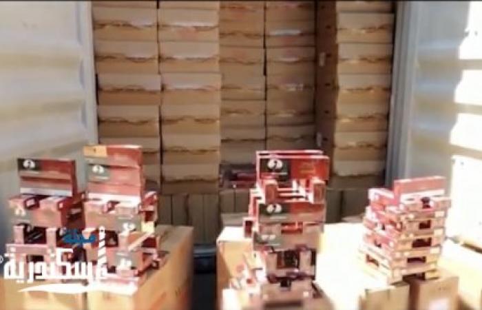 إحباط تهريب 530 ألف عبوة سجائر تُقدر قيمتها  ب  18 مليون جنيه
