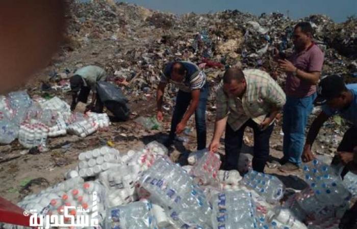 التحفظ على 3.5 ألف لتر مياه غير مطابقة للمواصفات بالإسكندرية