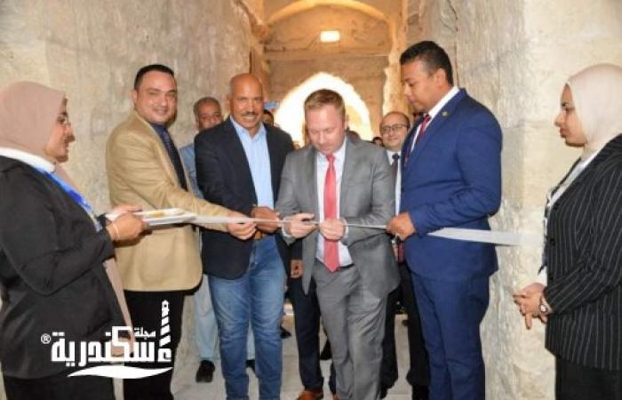 مدير البيت الروسي بالإسكندرية يشارك في افتتاح معرض رشيد بقلعة قايتباي