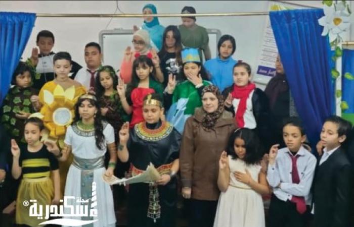 حراس الطبيعة .. عرض مسرحى بمدرسة عقبة بن نافع