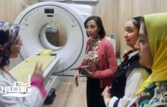 جولة تفقدية لنائب محافظ الإسكندرية بمستشفيات جمال حمادة المركزي ورأس التين العام و فوزي معاذ للأطفال