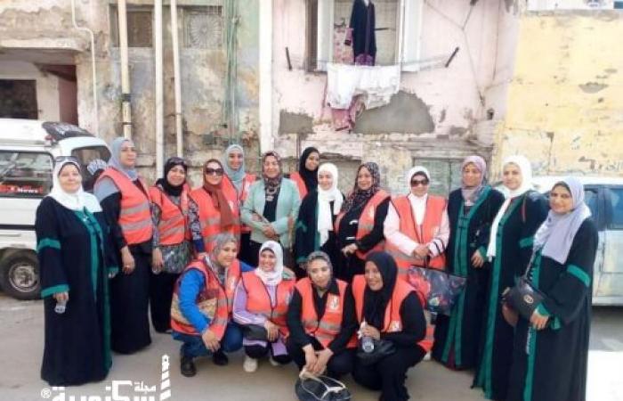 فعاليات الحمله السادسه ضمن الحملة الممتدة لطرق الأبواب للمجلس القومي للمرأة الإسكندرية