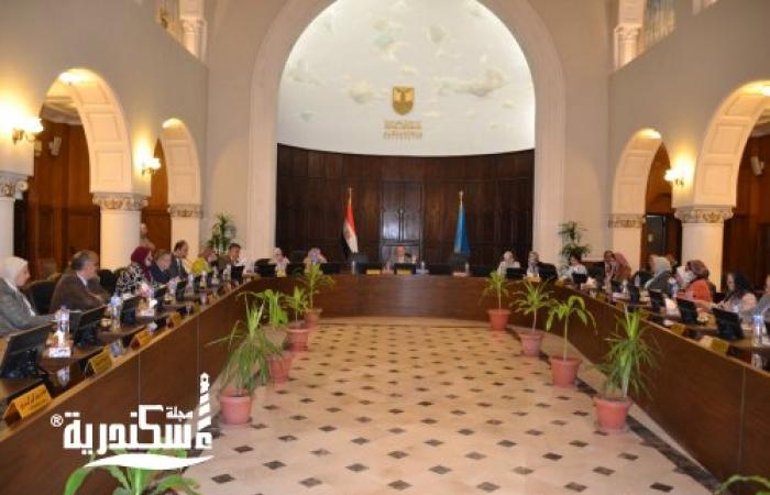 جامعة الإسكندرية تناقش واقع البحث العلمي بجامعة الإسكندرية ومناقشة خطة مقترحة لتحسين وتعزيز أداءه