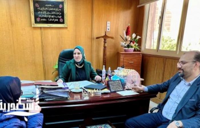 وكيل وزارة الصحة بالإسكندرية تناقش خطة التأمين الطبي للانتخابات الرئاسية