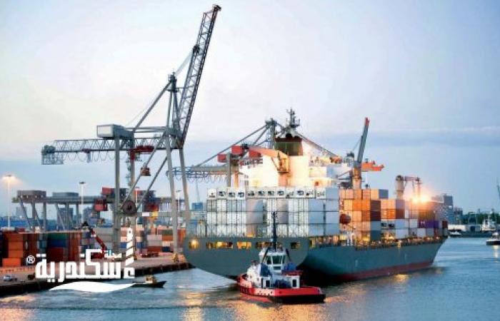 ميناء  الإسكندرية يسجل نشاطًا ملحوظًا في حركة السفن والبضائع رغم نوة عيد الميلاد