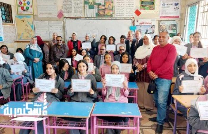 تدشين مبادرة المواهبة والابداع في مناهضة العنف بمدرسة النجار شرق الإسكندرية