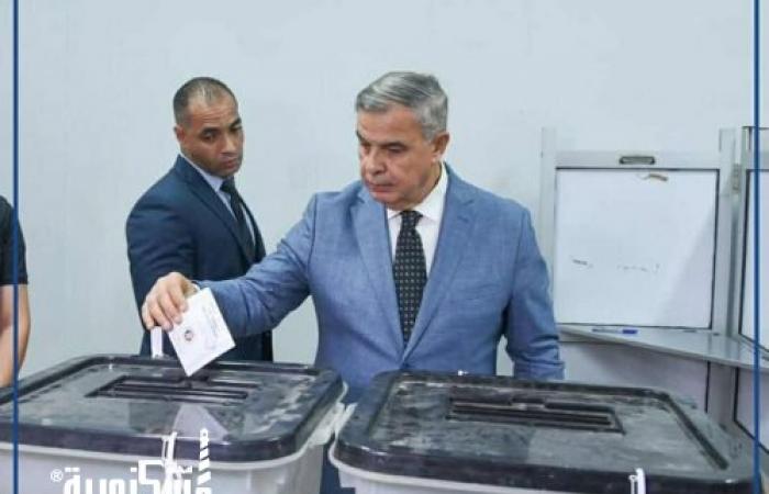 محافظ الإسكندرية يدلي بصوته في انتخابات مجلس النواب لعام 2025