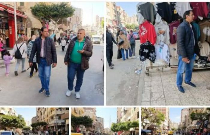 تكثيف حملات إزالة الاشغالات والتعديات بنطاق حي شرق