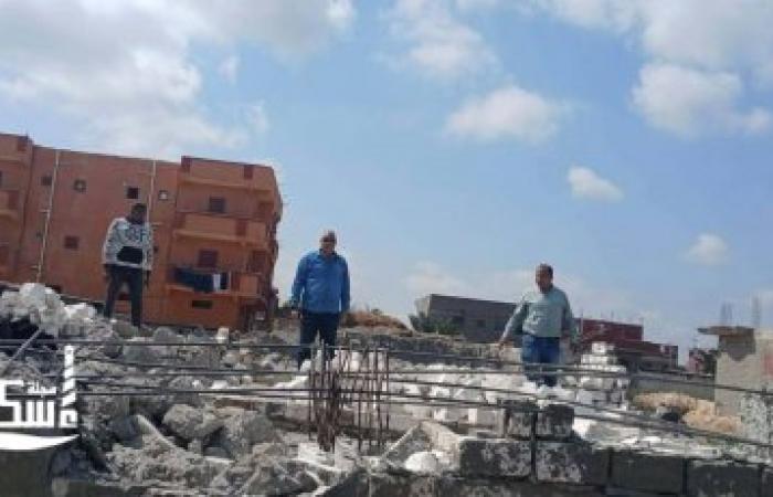 مواصلة حملات إزالة أعمال البناء المخالف بنطاق حي العامرية أول