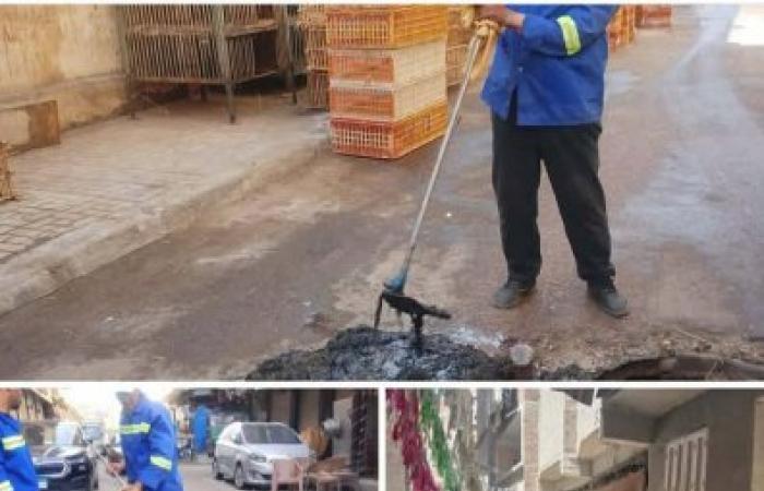 ضمن مبادرة الـ 100 يوم.. تطهير 324 مطبق صرف صحي في يوم واحد بـ "وسط الإسكندرية"
