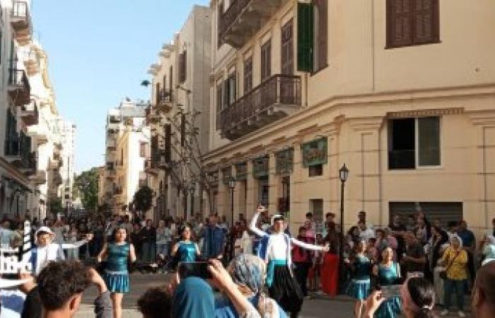 شارع النبي دانيال يتحول إلى منصة مفتوحة للفنون والإبداع في قلب الإسكندرية