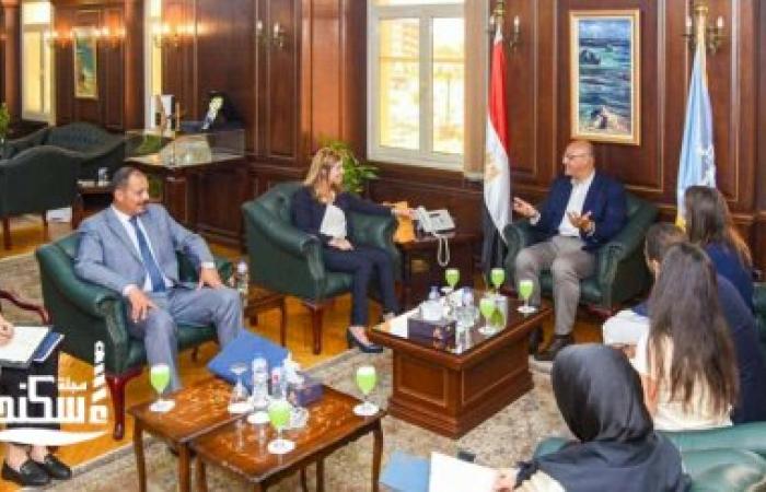 شراكة استراتيجية لتعزيز التنمية المستدامة.. محافظ الإسكندرية يبحث مع قنصل فرنسا ووفد "وكالة التنمية الفرنسية" مشروعات المترو والترام والطاقة الخضراء
