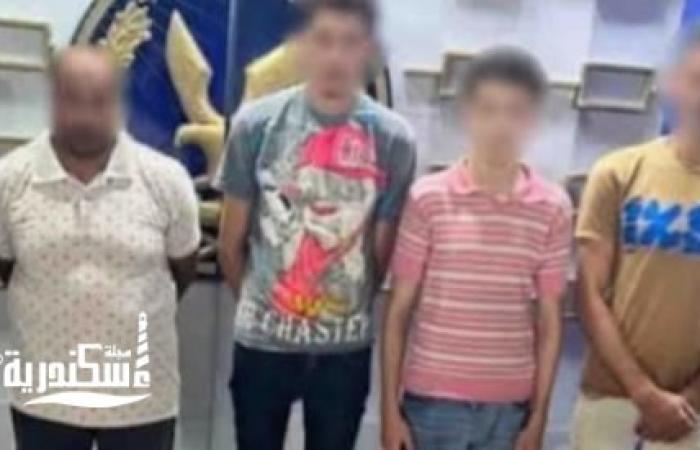 ضبط المتهمين بتهديد شخص بسلاح أبيض أمام مقابر بالإسكندرية