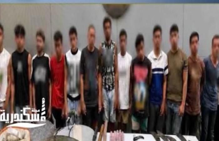 ضبط طرفي مشاجرة بالشوارع والألعاب النارية والأسلحة البيضاء في الإسكندرية