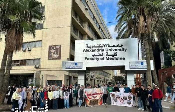 جامعة الإسكندرية تنظم قافلة طبية لمصانع «روبكس» ببرج العرب وتوقع الكشف على 746 حالة مجانًا