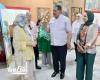 الاستاذ شريف فتحى يشهد المعرض الختامى لمركز تنمية القدرات واكتشاف المبدعين في الاسكندرية