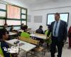 مدير إدارة شرق يتابع انتظام الدراسة وسير العملية التعليمية بمدرسة الثغر الثانوية الرسمية لغات